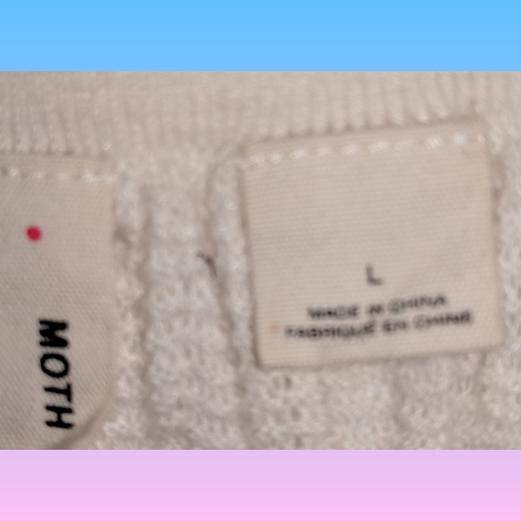 Anthropologie Moth Dolman Oversized Sweater Size L - Picture 4 of 5